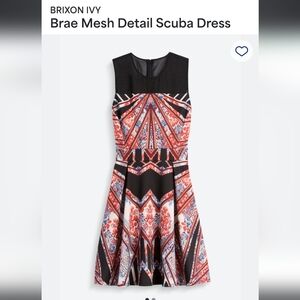 Brixon Ivy dress by StitchFix. Size medium. Sheer top. Sleeveless dress.